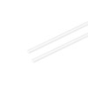 sourcing map 2pcs ABS Plastic Square Bars Rod 3mm×3mm×10inch for