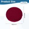 sourcing map 2Pcs Bar Stool Covers Round, 12-14" Soft Elastic