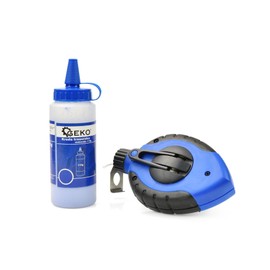 SmartyFix Chalk Line 30 m Mason's Line (Direction Line) 50 m x 1.7 mm Line Spirit Level Chalk Blue for Professional or Hobby Craftsmen