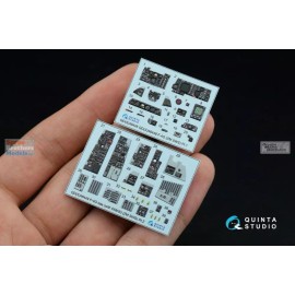 Quinta Studio QTSQDS48449 1:48 Quinta Studio 3D Decal - F-4G Phantom II Late (ZKM kit) Small