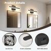 Joosenhouse Modern LED Bathroom Vanity Light Fixtures, 5CCT Dimmable Bathroom