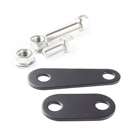 Lextek Black Stainless Steel Exhaust Silencer Fitting Kit