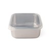 UKONSERVE To-Go Medium Stainless Steel Container 30oz - Clear Silicone