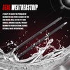Dtomi Front Door Window Belt Weatherstrip, Moulding Trim Seal Compatible