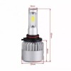 Vorock8 R2 COB 9005 LED Headlight Conversion Kit, High Beam