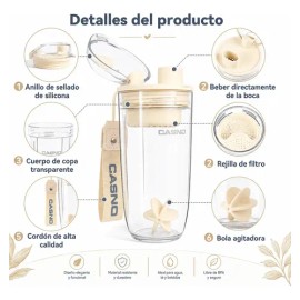 Proteina Shaker Gym Mezcladora Productos Deportivos 400ml Awvuq Material De Pc Blanco                                                                 