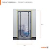 Meister Dust protection door 220 x 112 cm - Integrated
