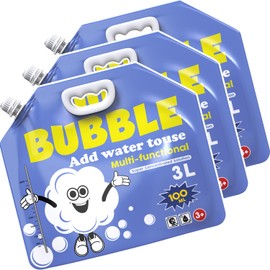 Bubble Solution Refill Bubble Concentrated 304oz Bubble Juice Refills，Create Perfect Bubbles with This Mix, Works with Wands, Guns, Machines