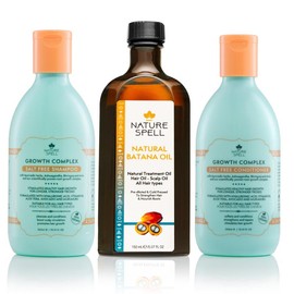 Nature Spell Batana Oil with Growth Complex Shampoo & Conditioner