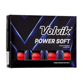 Volvik Power Soft Red Golf Balls (One Dozen)