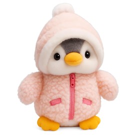 Penguin Teddy, Pink Penguin Plush Toy, Soft and Cuddly Stuffed Animal, 25cm Adorable Companion for Kids and Adults, for Birthday and Special Occasions
