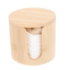 Gatuida 1Set Reusable Makeup Remover Pads Set Bamboo Cotton Cleansing Tools for Face Simple Rounded Design for Home Salon White Cotton Convenient