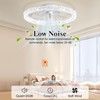 Ceiling Fans with Lights and Remote Fandelier - 20'' Flush