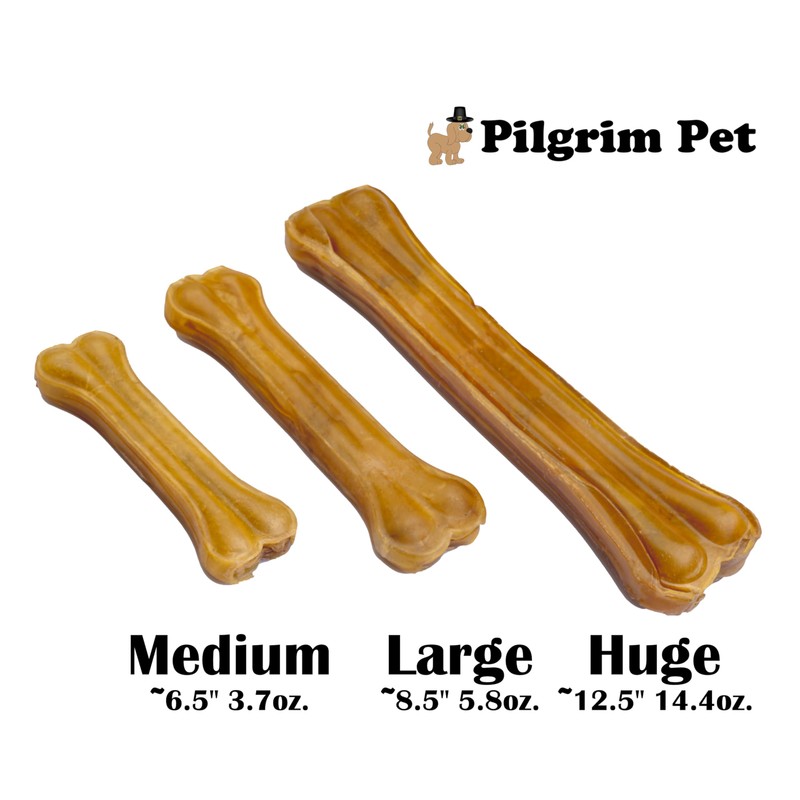 Pilgrim Pet Dog Bones Long Lasting 5-Pack – Natural Compressed