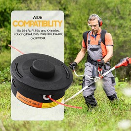 Seentech 2-Pack 25-2 Trimmer Head 4002 710 2191 - Compatible with Stihl FS55 FS56 FS70 FS80 FS85 FS90 FS91R FS94R FS100RX FS110 FS111R FS120 FS130 and More (Replaces 4002 710 2108)