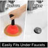 Rubber Cup Mini Plunger Strong Anti-Slip Hand Toilet Bath Sink