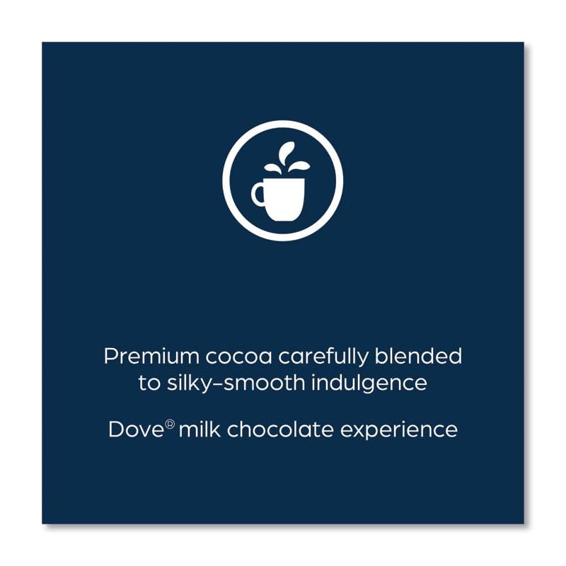 Dove Hot Chocolate Freshpack Milk Chocolate 0.66 oz Pouch 72/Carton