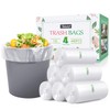 4 Gallon 440 Counts Strong Trash Bags Garbage Bags by