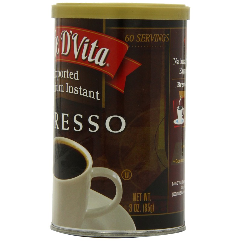 Caffe D'Vita Espresso, 3-Ounce Cans (Pack of 6)