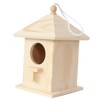 Sosoport Elegant Wooden Bird House Garden Nest Bird Feeder Hummingbird