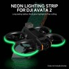 RCGEEK LED Light Strip for DJI Avata 2 Accessories, Anti-Collision