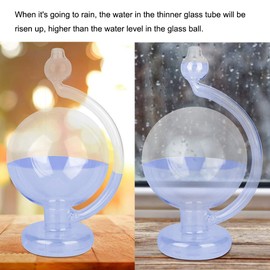 Weather Forecast Glass Bottle, Weather Predictor Barometer, Storm Glass Forecaster Predicting Gifts, Home Decoration Blue