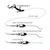 10pcs Quick Change Rigged Carolina rigs Bullet Lead rigs (10g-10pcs)