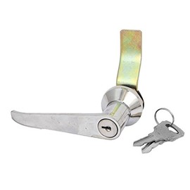 Sourcingmap Mailbox Cabinet Metal Keyed Security Handle Latch Cam Lock Locker 33 x 55 x 94mm with 2 Keys