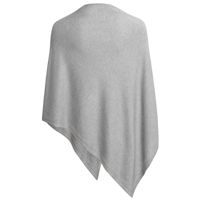 PULI Women's Versatile Knitted Shawls Scarf Poncho Sweater with Buttons