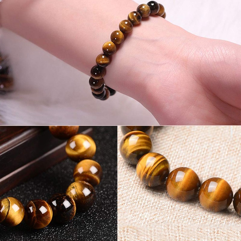 10 MM Natural Tiger Eye Gemstones Stone Bead Healing Energy