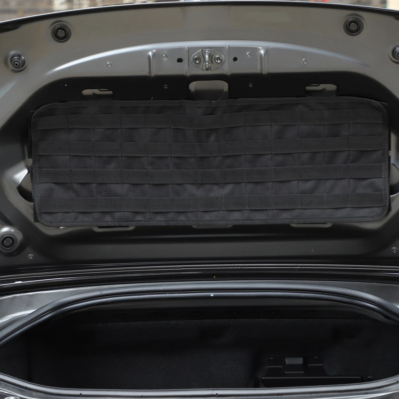 Ynei Decklid Back MOLLE Panel Storage Bag Organizer For Mazda