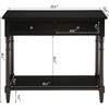 Solid Wood Console Entry Table with 2 Drawers, Accent Sofa