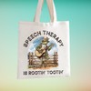 TSOTMO Western Frog Funny SLP Gift Speech Therapy Tote Bag