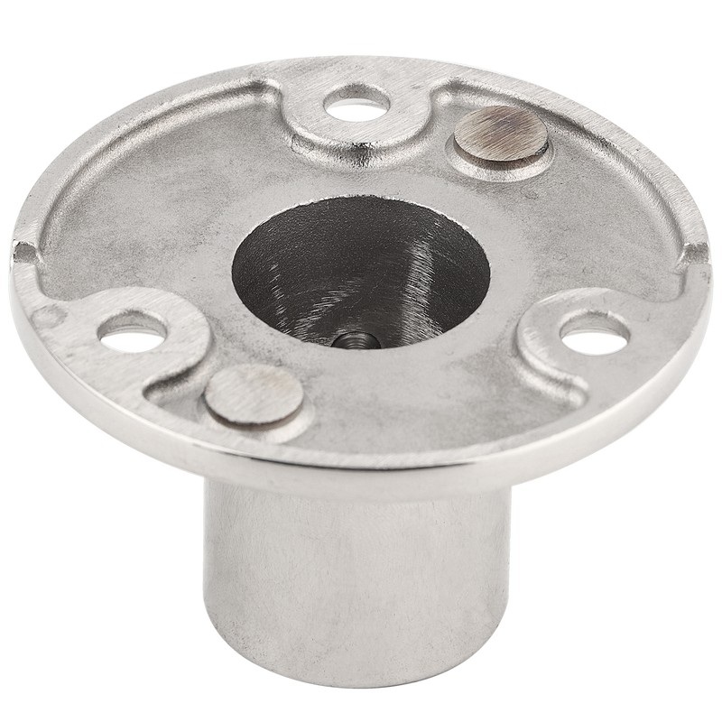 MJS013 90 Degree Round Base Stainless Steel Boat Round Base