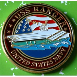 Navy USS Ranger CV-61#1131 Military Honor Challenge Coin