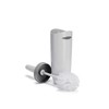 Croydex Plastic Toilet Brush White & Grey