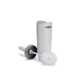 Croydex Plastic Toilet Brush White & Grey