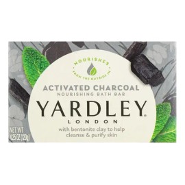 Jabón De Baño Yardley London Carbón Activado 120g Charcoal                                                                                            