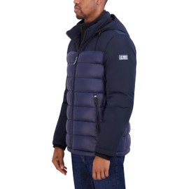 Nautica Men's Mixed Media Puffer