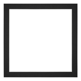 yd. Mount 35 x 35 cm / 27 x 27 cm Cardboard Black Edge 3 cm Straight