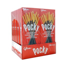 POCKY CHOCOLATE 10CT 1.41OZ(Pack of 10)
