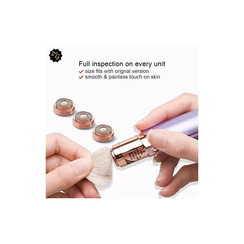 tuokiy Cabezales De Repuesto Para Flawless Finishing Touch -