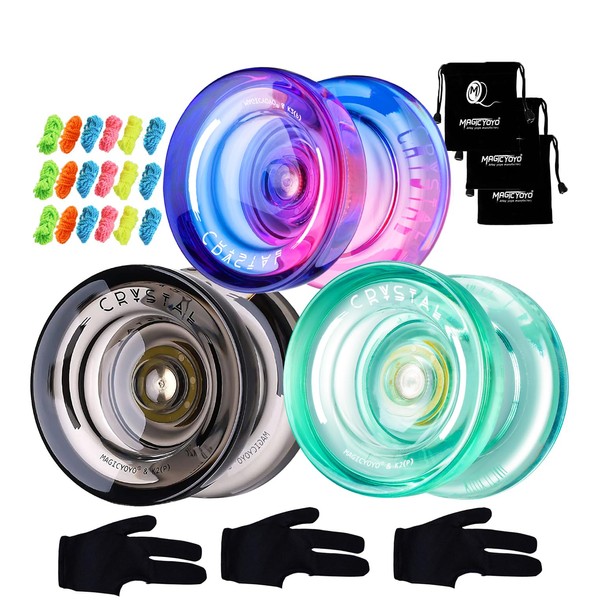 MAGICYOYO Pack of 3 Responsive Yoyos for Kids Beginners, K2