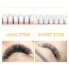 Premade Volume Eyelash Extensions 5D-C-0.07-17 Long Stem Premade Fans Eyelash