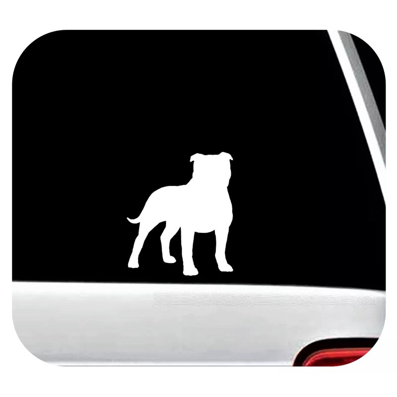 Bluegrass Decals 2-Count Pit Bull Pitbull Dog Decal Sticker for