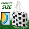 SilTriangle 12 Pcs Soccer Bag Soccer Canvas Tote Bag Kids