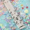 Pack of 3 A5 6 Holes Folder Cover Glitter Quicksand
