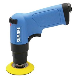 3 inch Mini Pistol Grip Air Polisher and Sander, Pistol Grip, 2100 RPM, Composite Housing, (Sumake ST-C121)