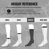 LEAKDRY Waterproof Socks,Thermal Mid Calf,Long Socks,Lighteweight & Breathable (US, Alpha,