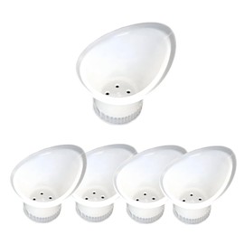 WASH+OUT Portable Eye Wash Cup – Emergency Eyewash Device for Fast Eye Irrigation – Screws onto Most Water Bottles – Compact First Aid Eye Rinse Solution - 5 Pack